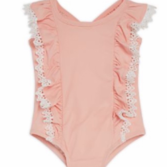 Miniclasix Girl’s Frill Swimsuit NWT 6-9mo Msrp $50 - Picture 3 of 10